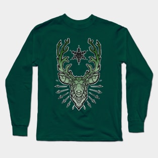 green deer Long Sleeve T-Shirt